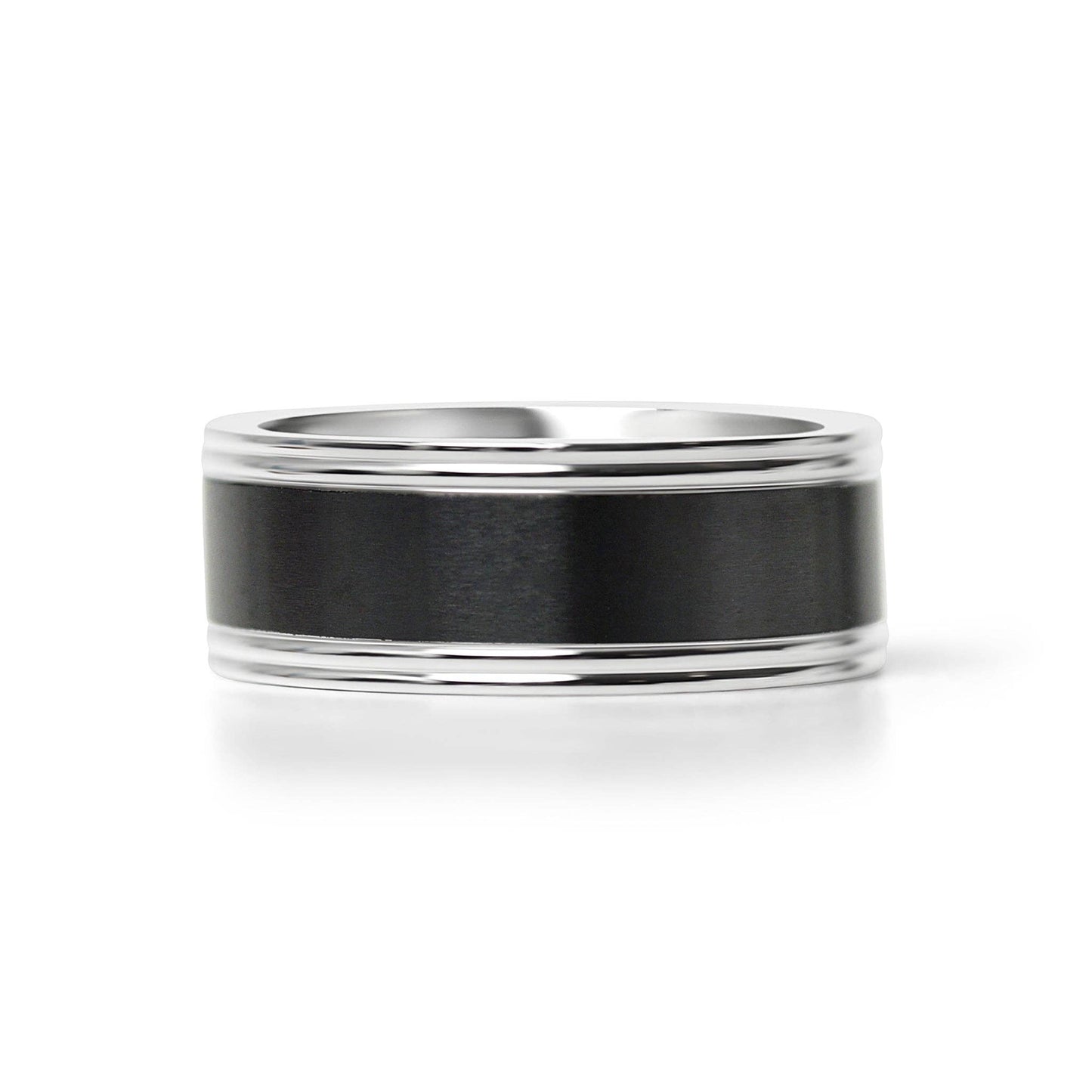 Black Stainless Steel Ring