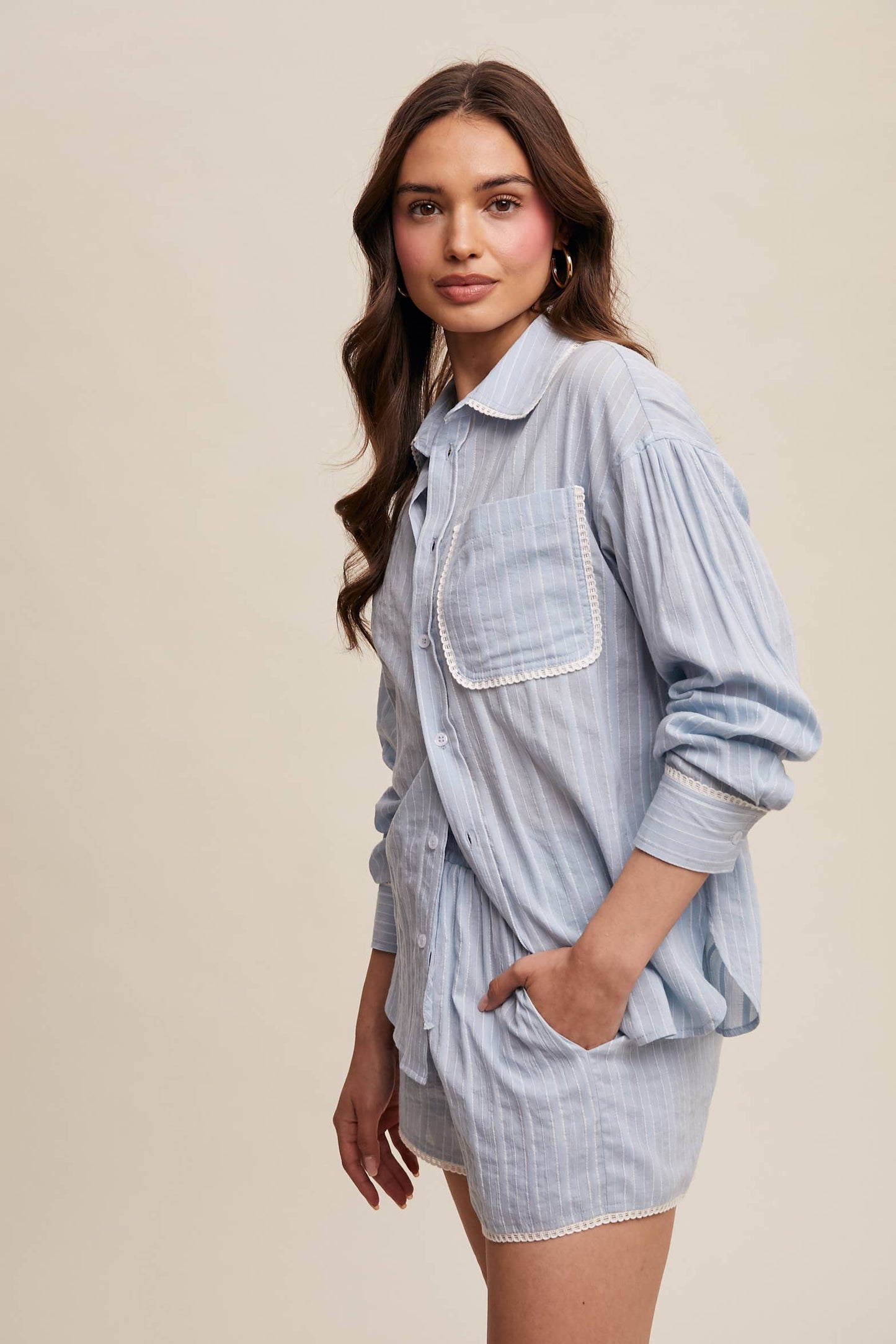 Striped PJ Set