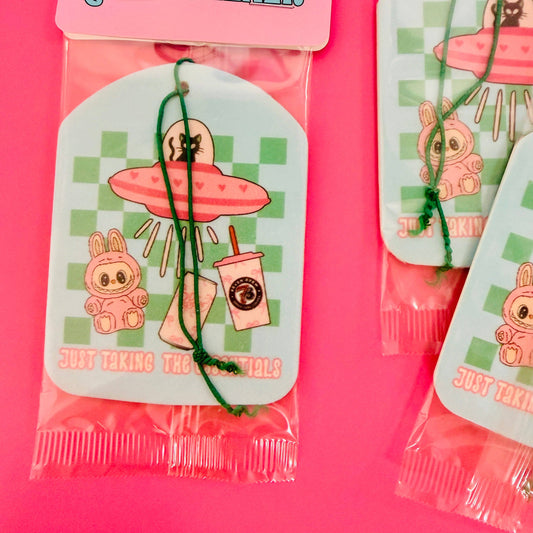 Car Air Freshener, Just Taking The Essentials