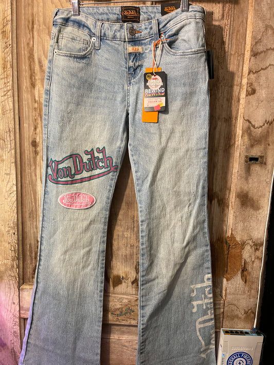 Retro Y2K Von Dutch Jeans