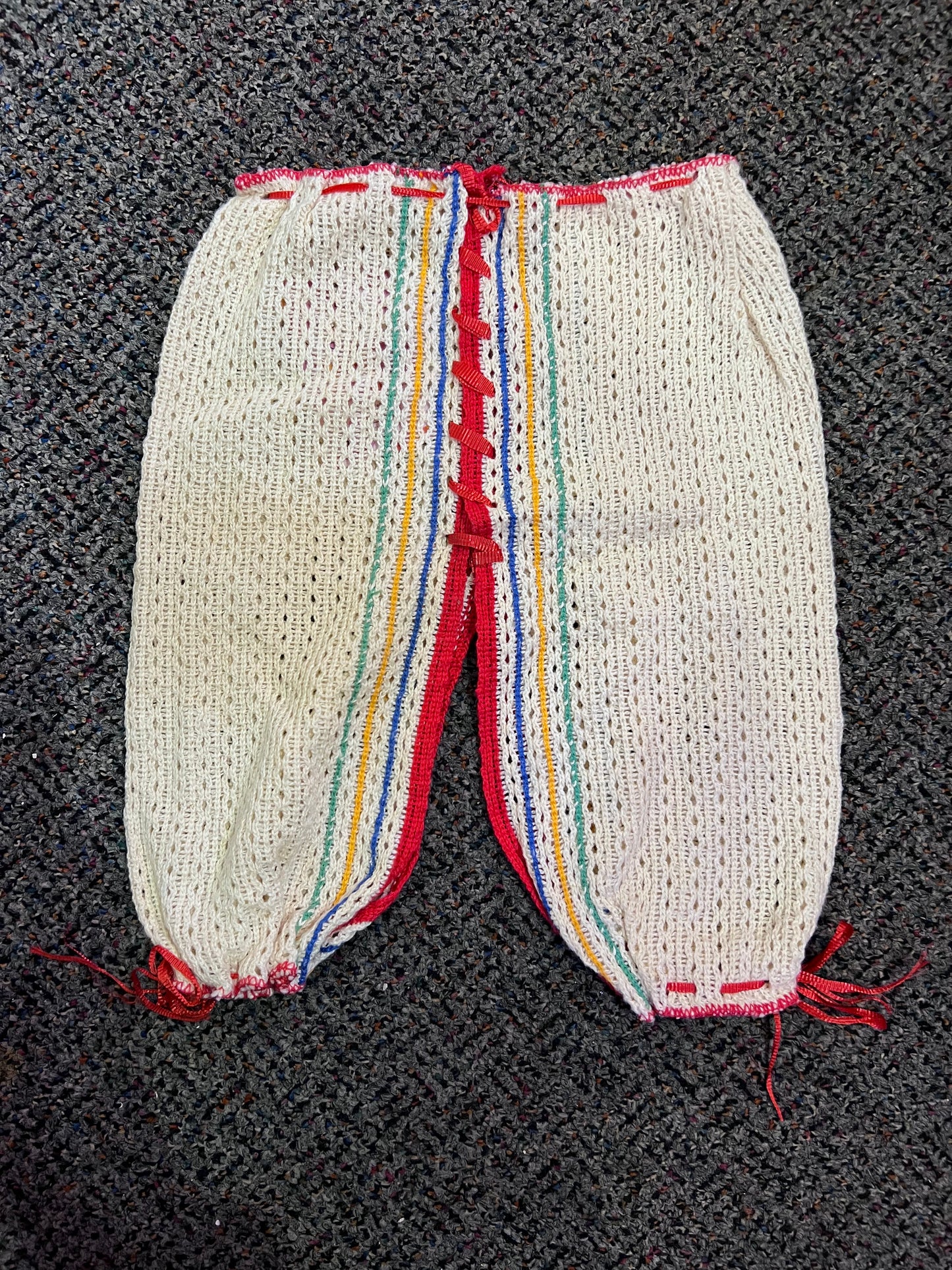 [URL] VTG Handmade Knitted Lace Up Balloon Pants