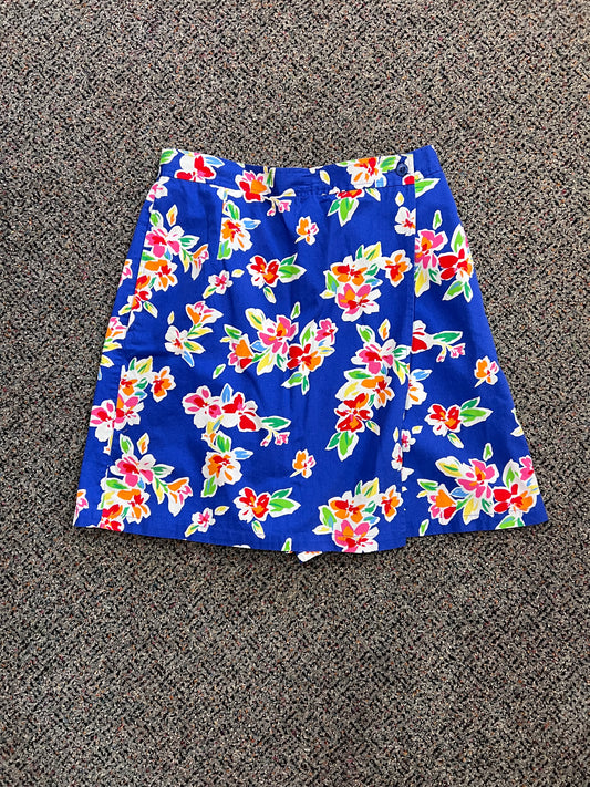 VTG Liz Claiborne Floral Skort