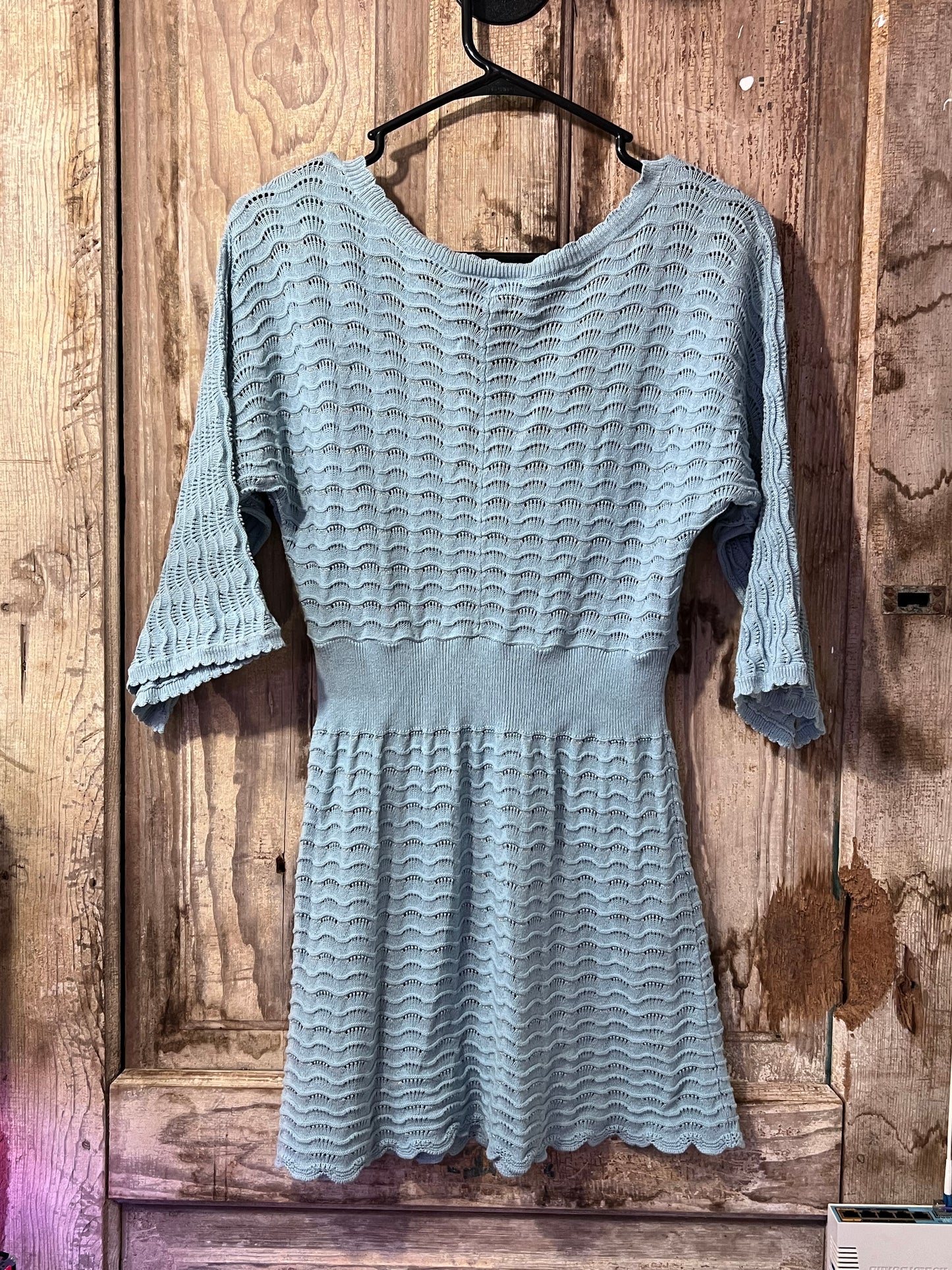 Catch My i BBlue Textured Top