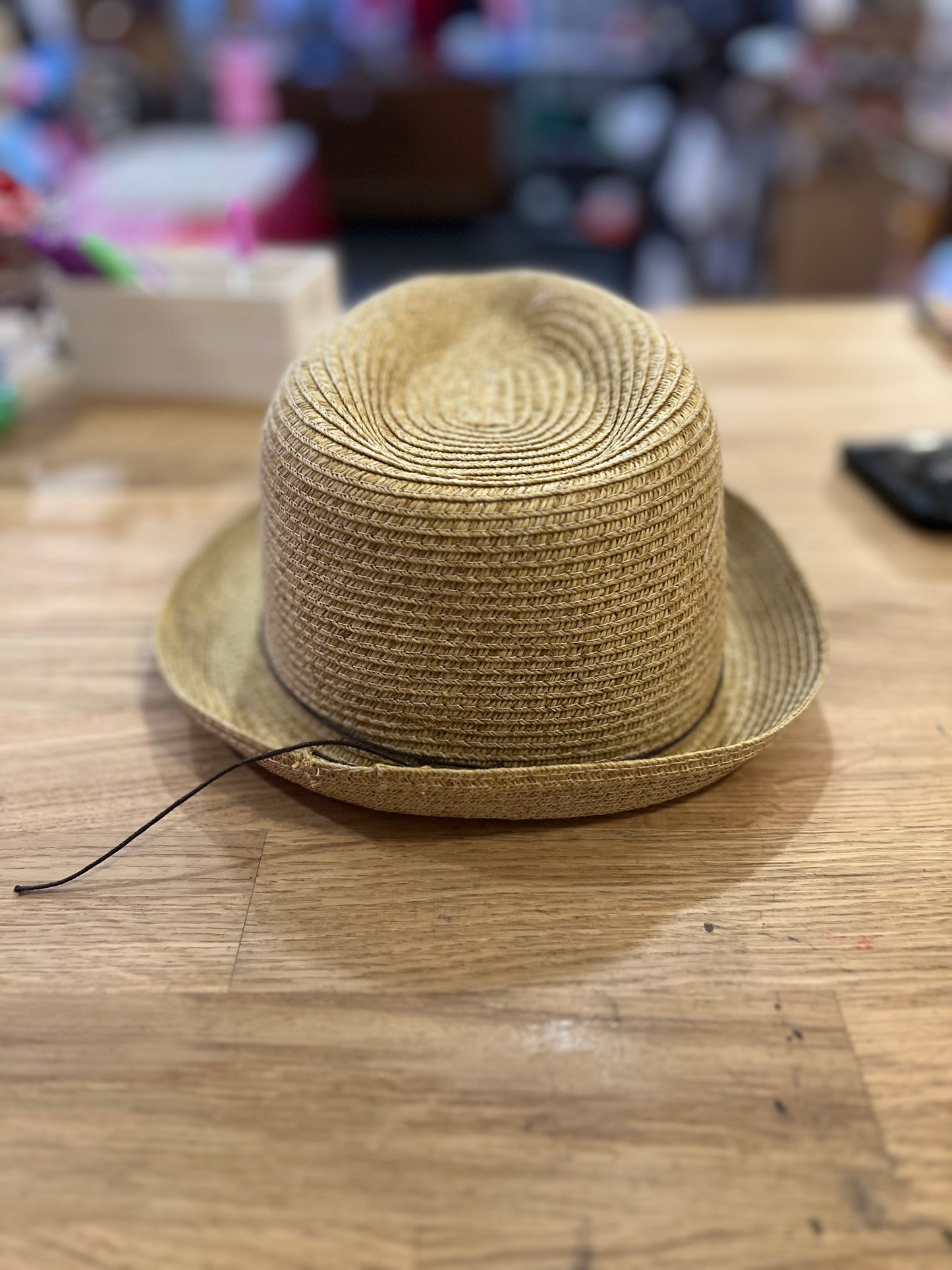 Woven Fedora Hat