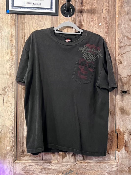 2016 Harley Voodoo Pocket Tee CNV