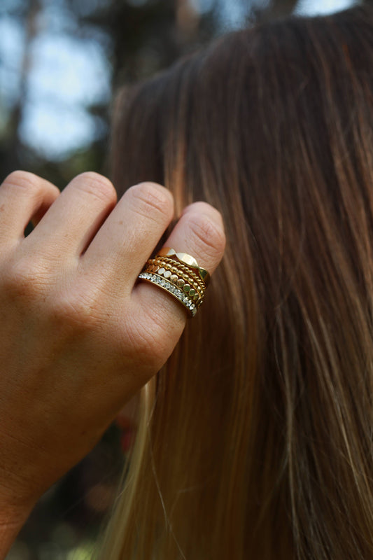 18K Gold Eternity Ring