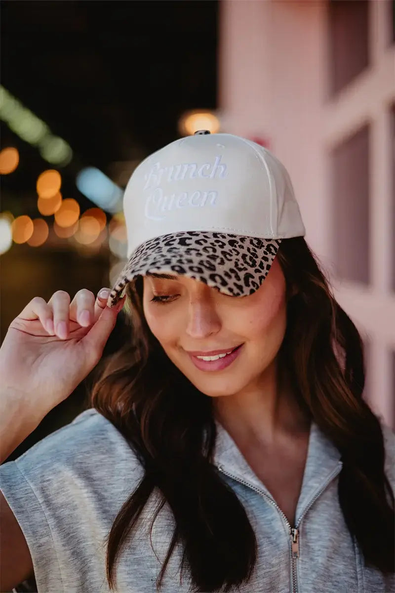 Brunch Queen Vintage Trucker Hats for Women