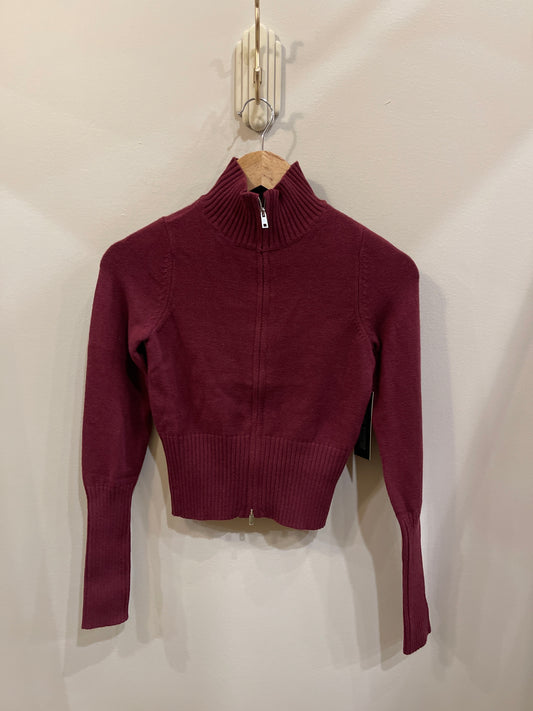 Derek Heart Turtleneck Zip Up