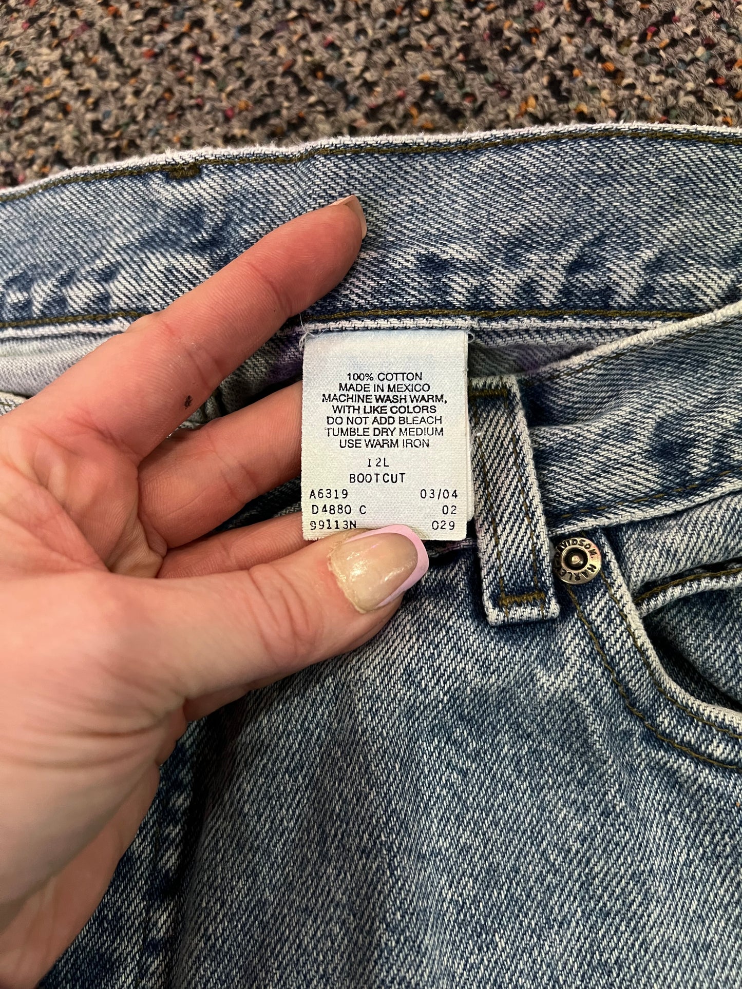 Light Wash Harley Jeans