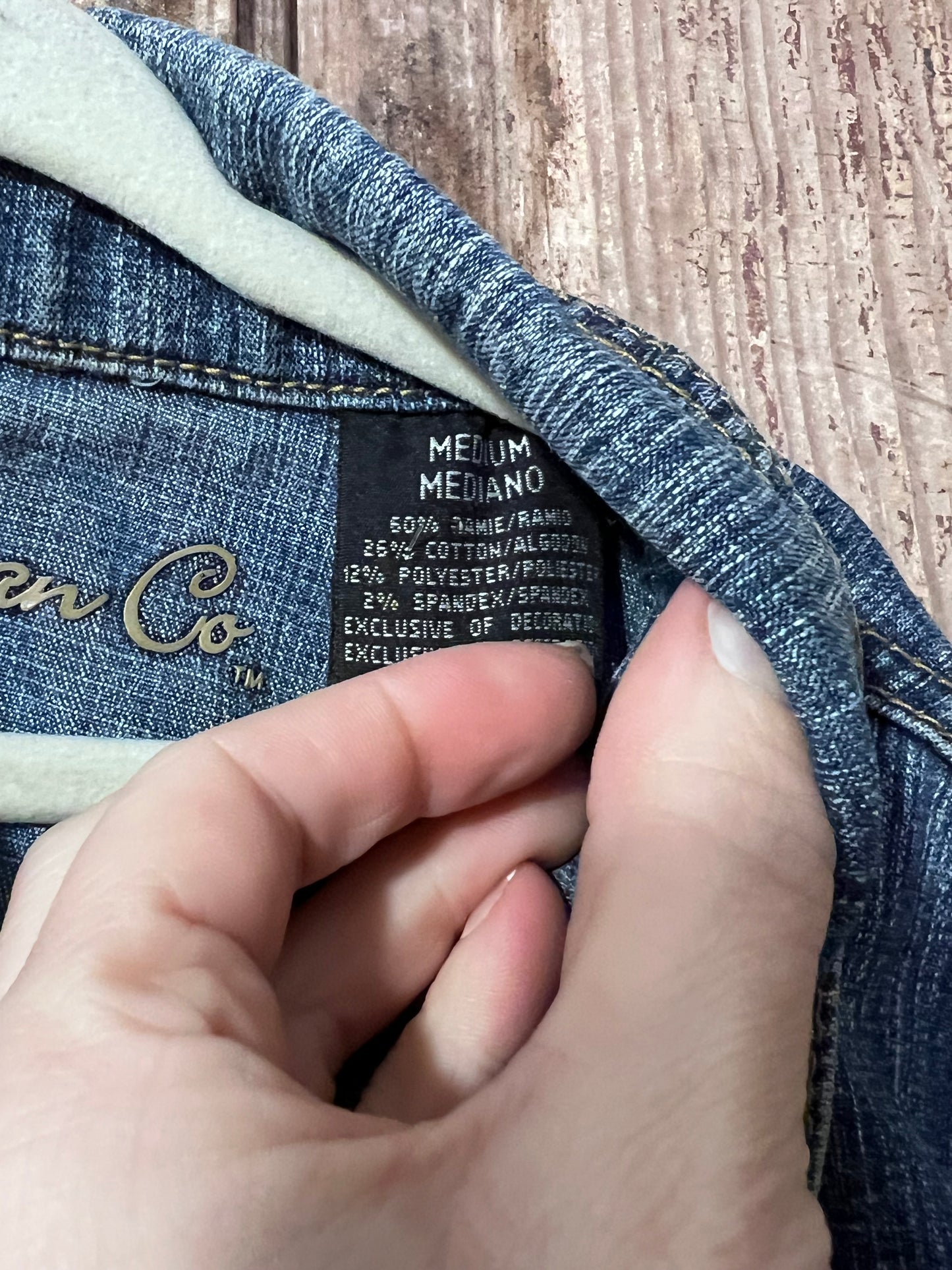 [URL] Arizona Jean Co. Embroidered Denim Jacket