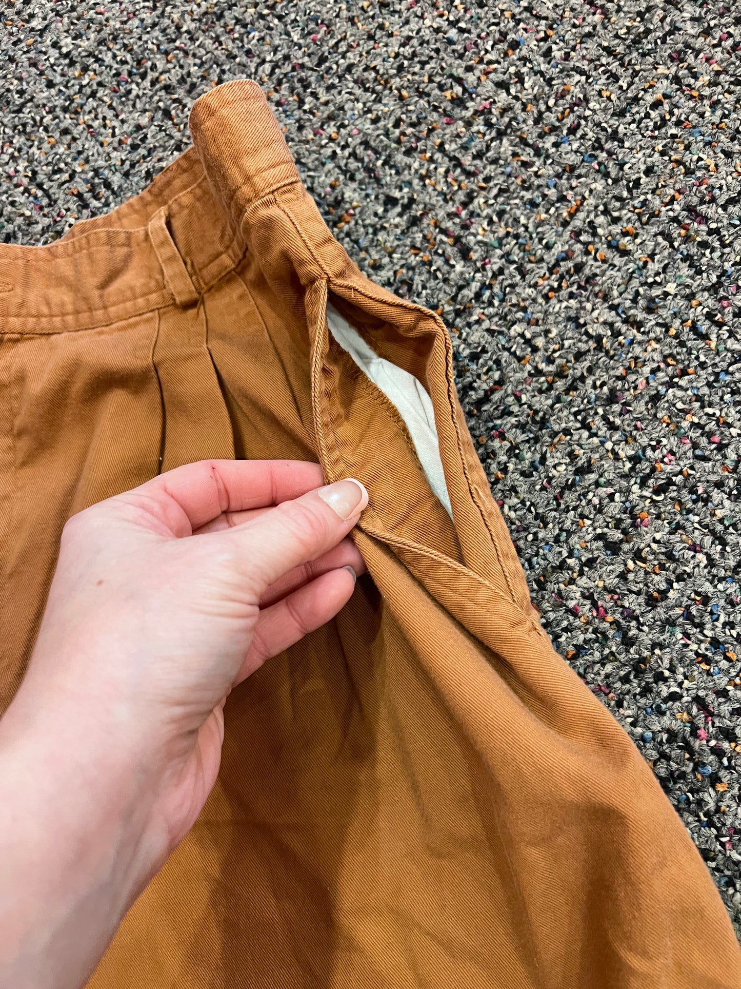 VTG Rafaella Rust Orange Shorts