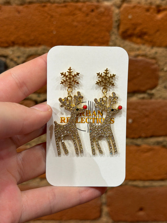 Reindeer Earrings