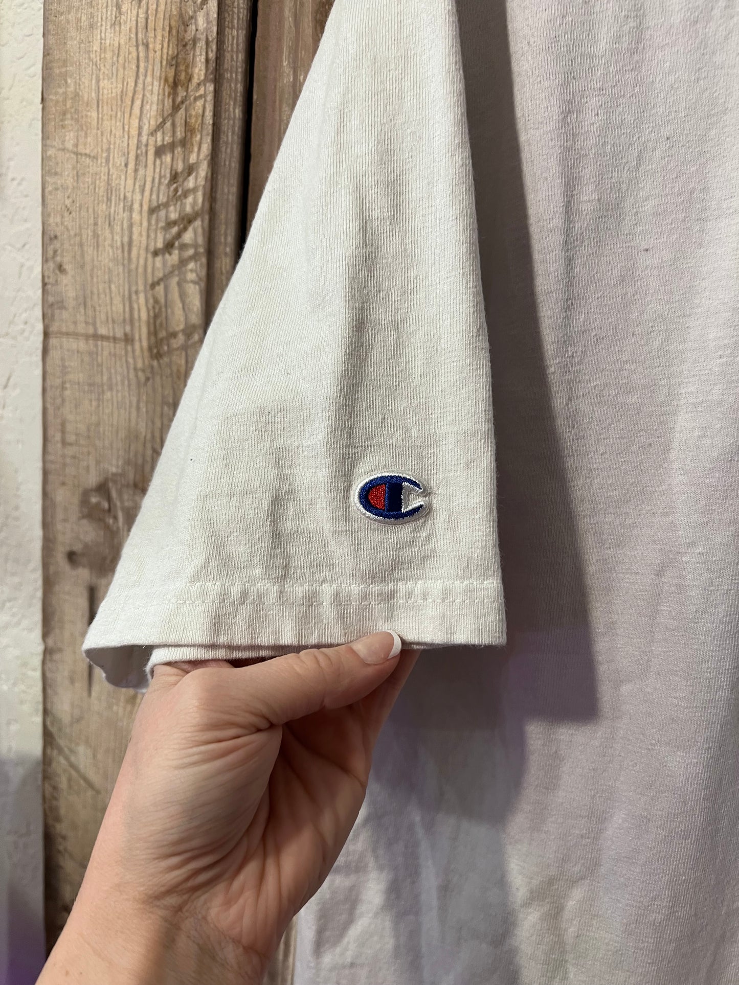 VTG Champion White Rose Tshirt
