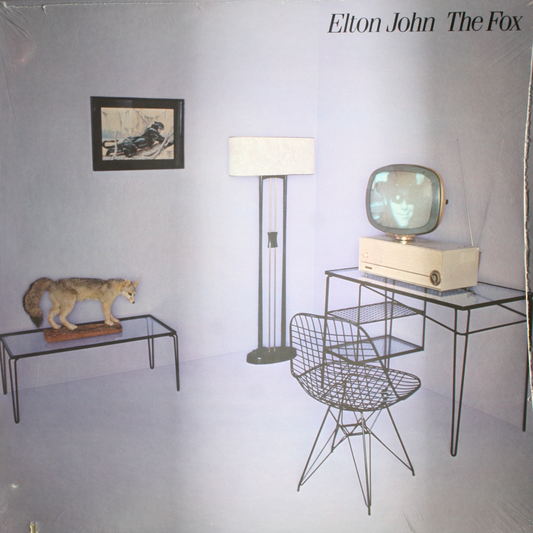 12" Vinyl LP Record - Elton John - Fox Piano Pop Rock Music