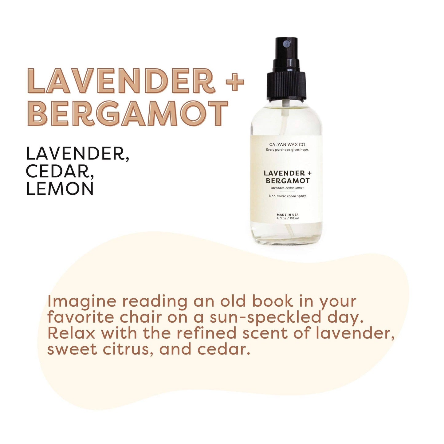Lavender + Bergamot - Room Spray