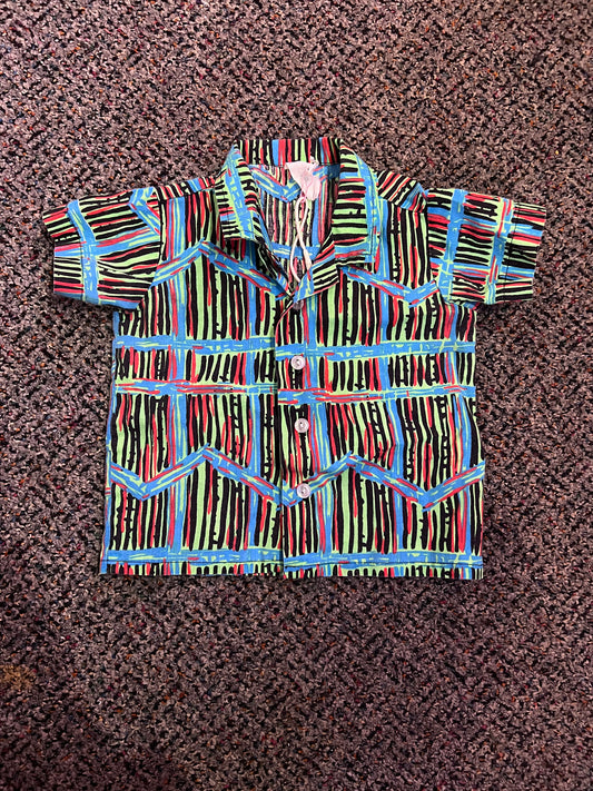 [URL] VTG Colorful Short Sleeve Button Up Shirt