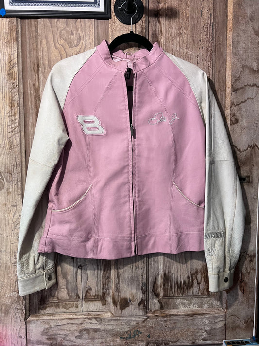 Dale Earnhardt Pink Leather Jacket
