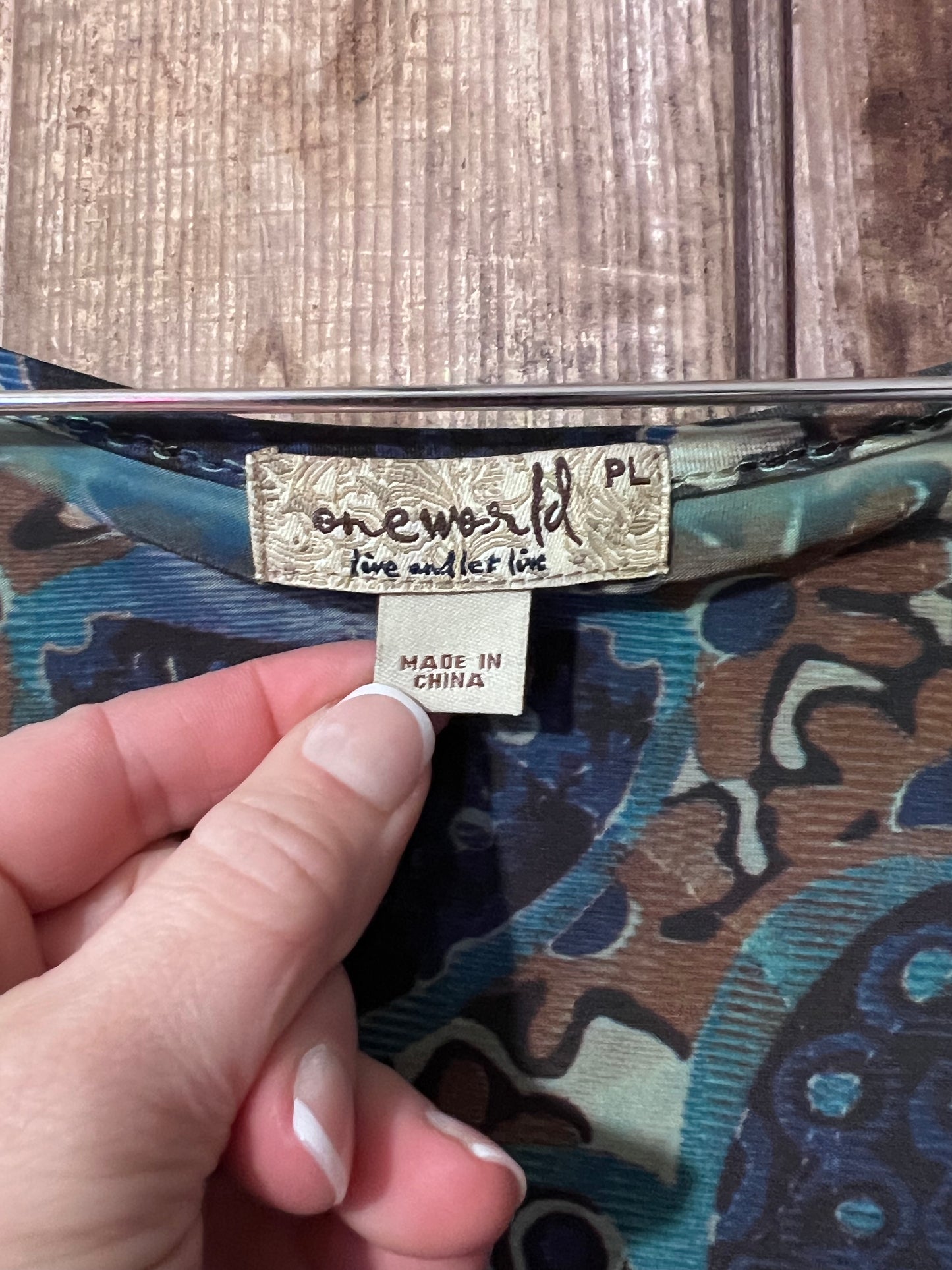 One World Patterned Blouse