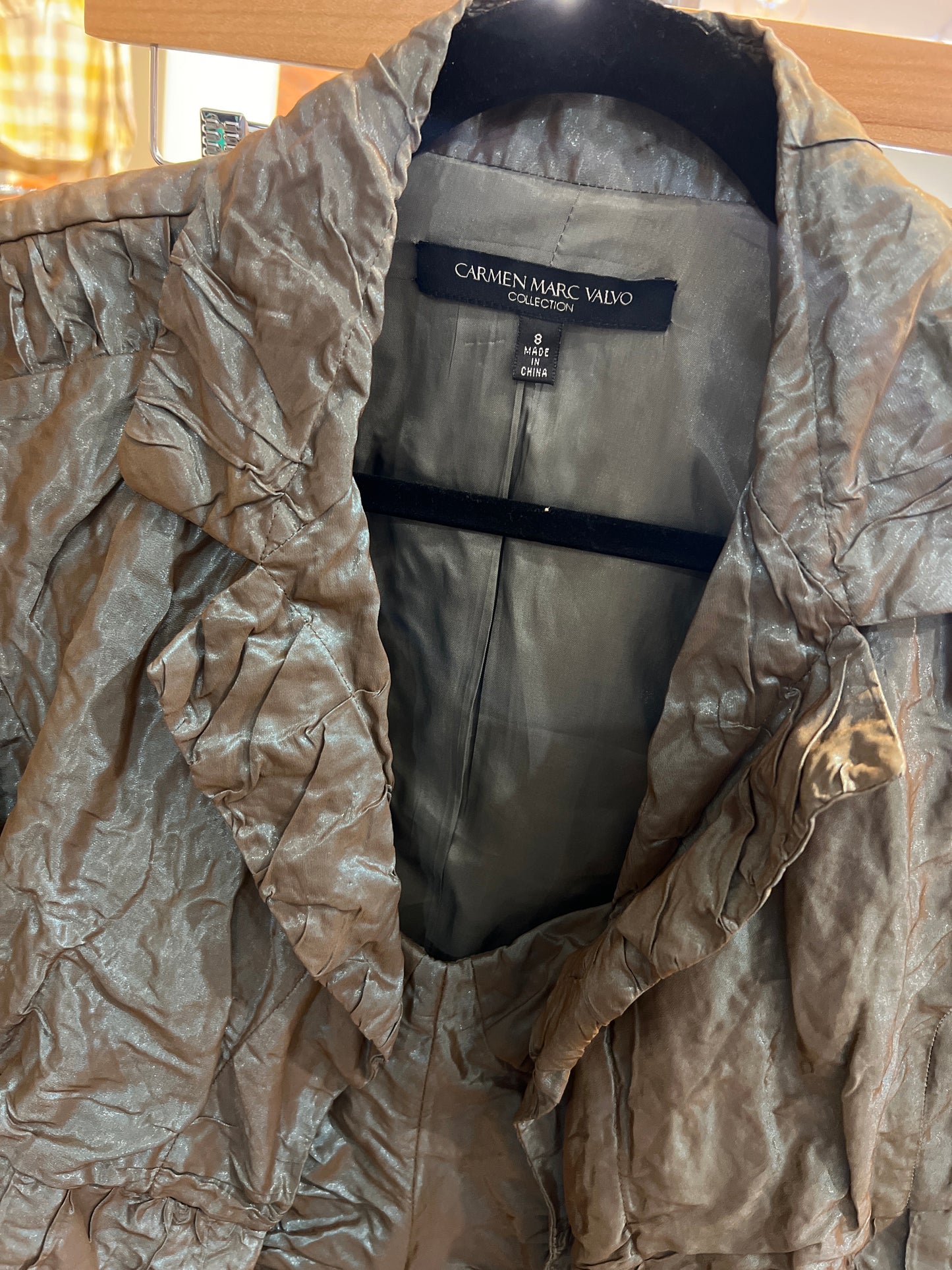 Vintage Carmen Marc Volvo two piece dress