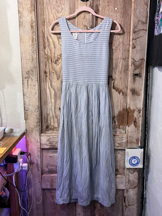 VTG Talbots Blue Striped Dress