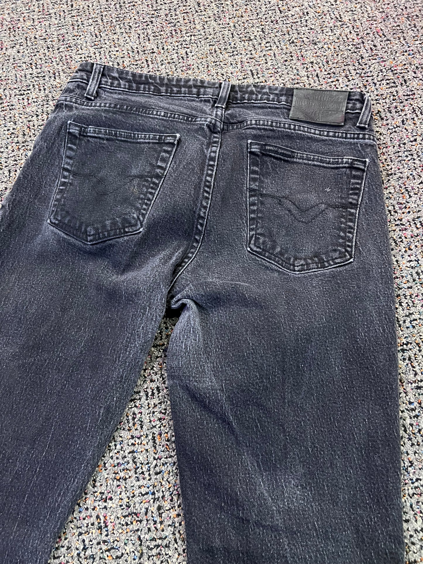 Y2K Harley Black Jeans