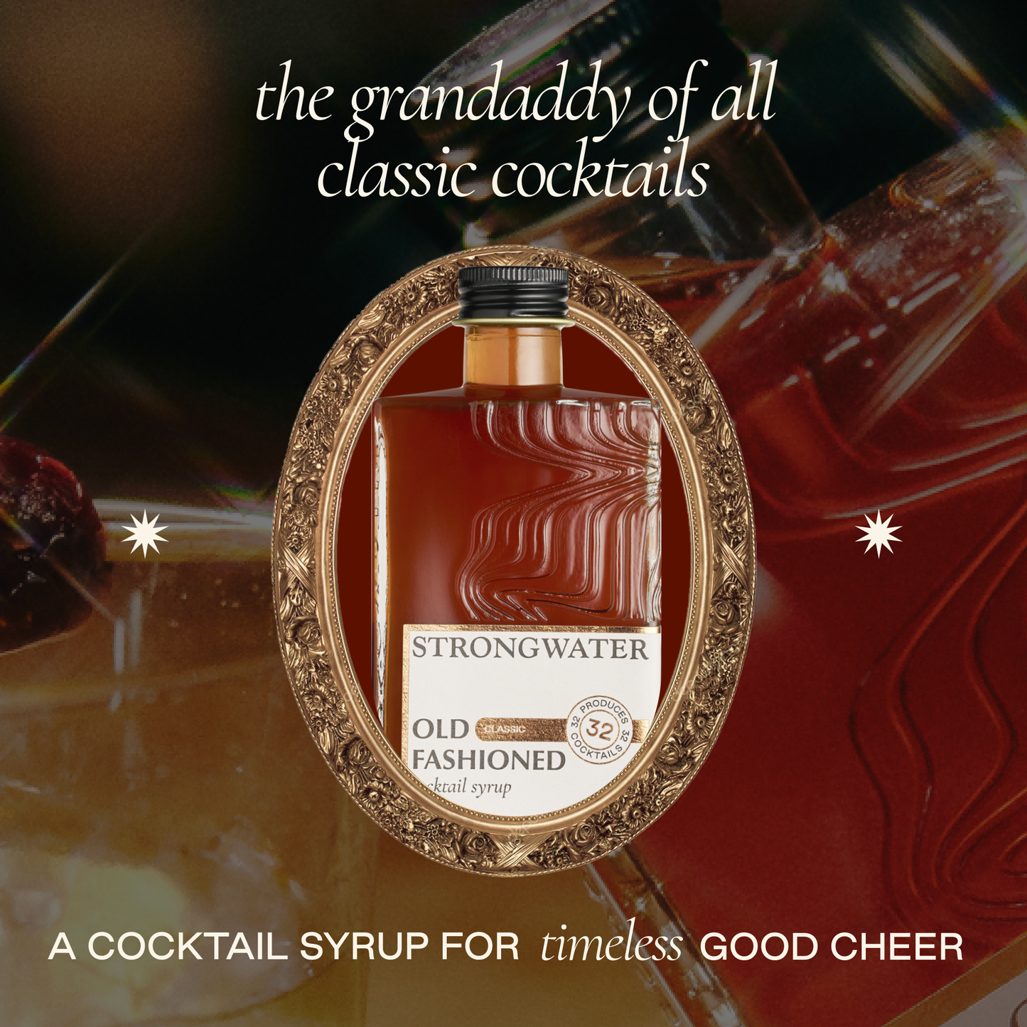 Old Fashioned Cocktail Mixer Syrup