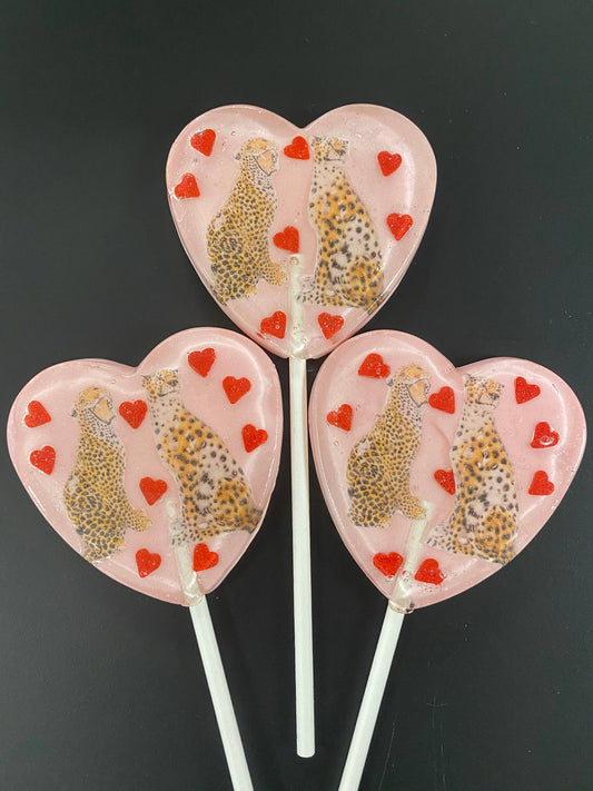 Leopard Love Lollipops