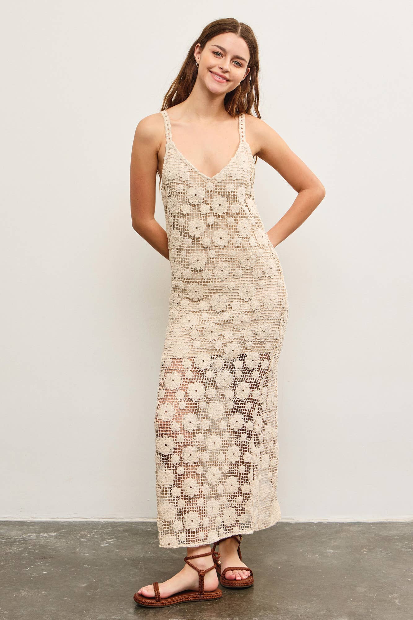 CROCHET MAXI DRESS