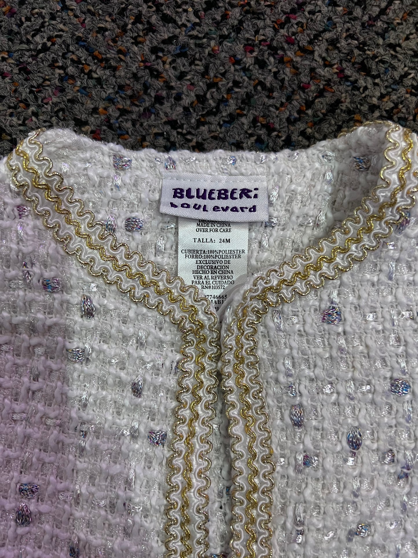 [URL] BlueBeri Boulevard Sparkly “Old Money” Cardigan