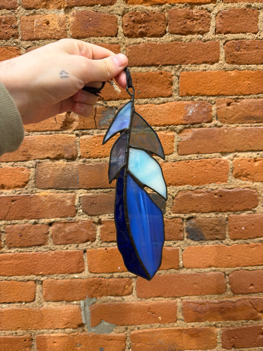 Feather Stained glass