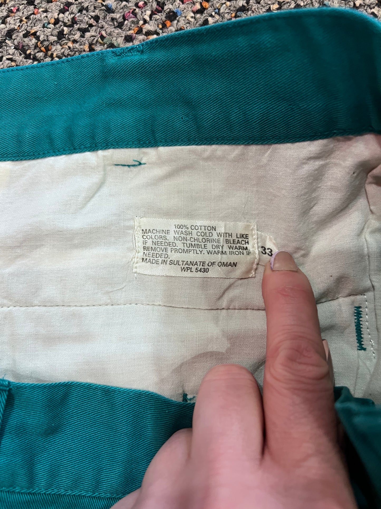 VTG The Natural Thomson Turquoise Shorts￼