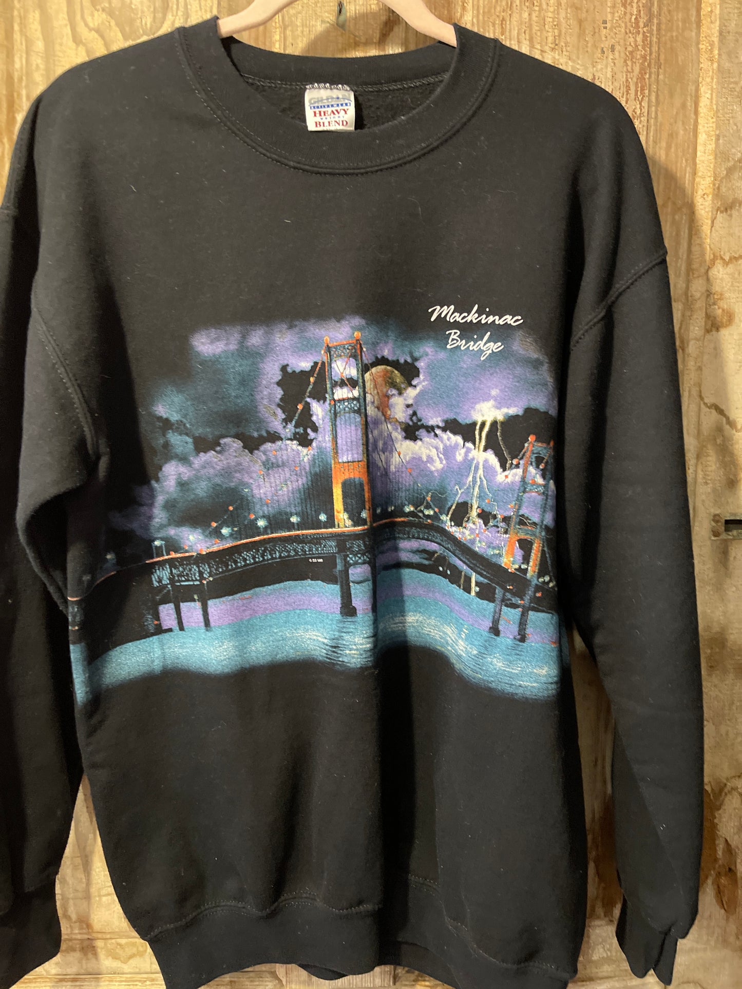 Y2K Mackinac Bridge Crewneck