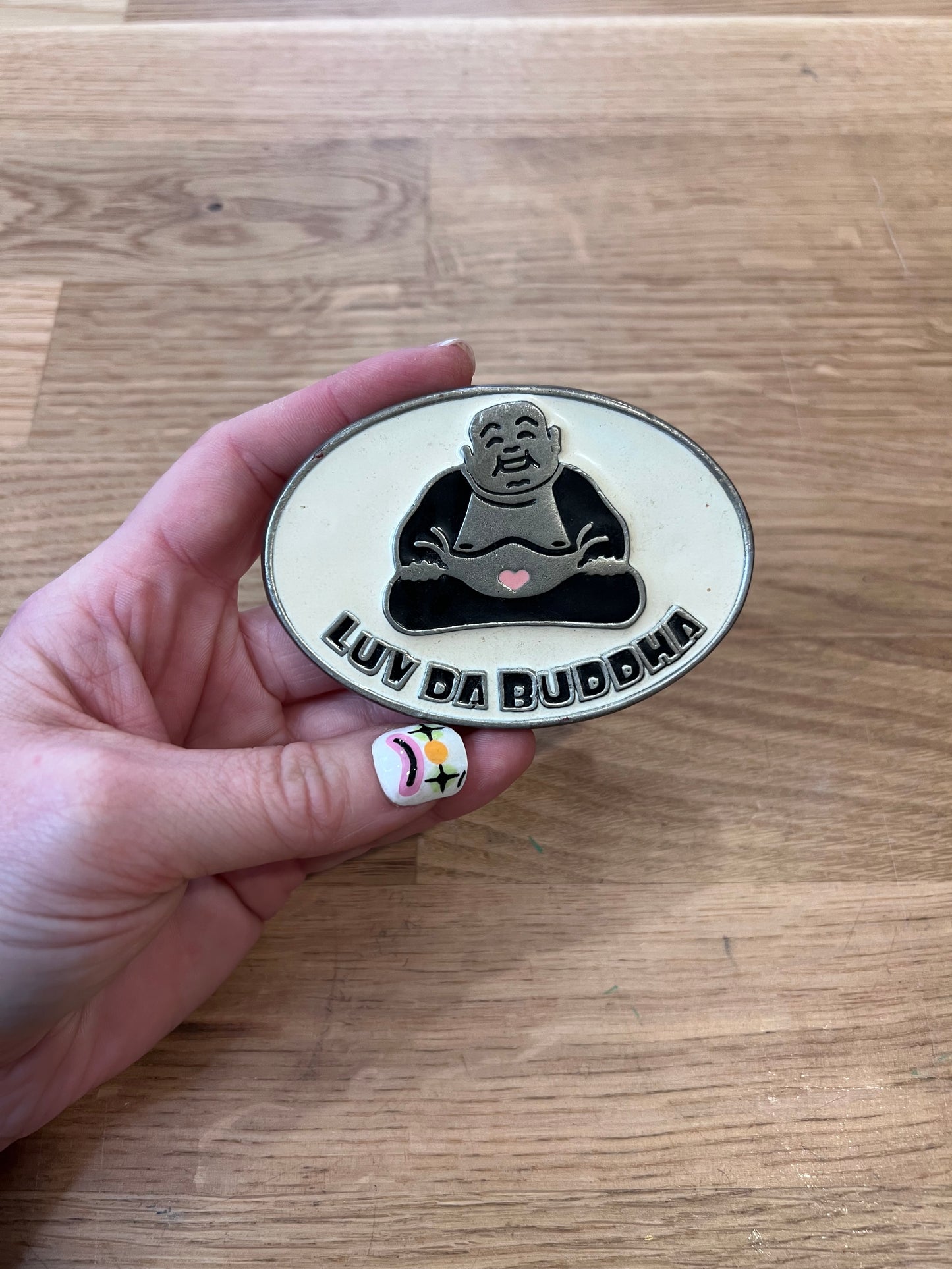 VTG Buddha Belt Buckle