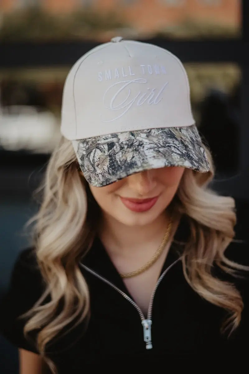 Small Town Girl Trucker Vintage Hat