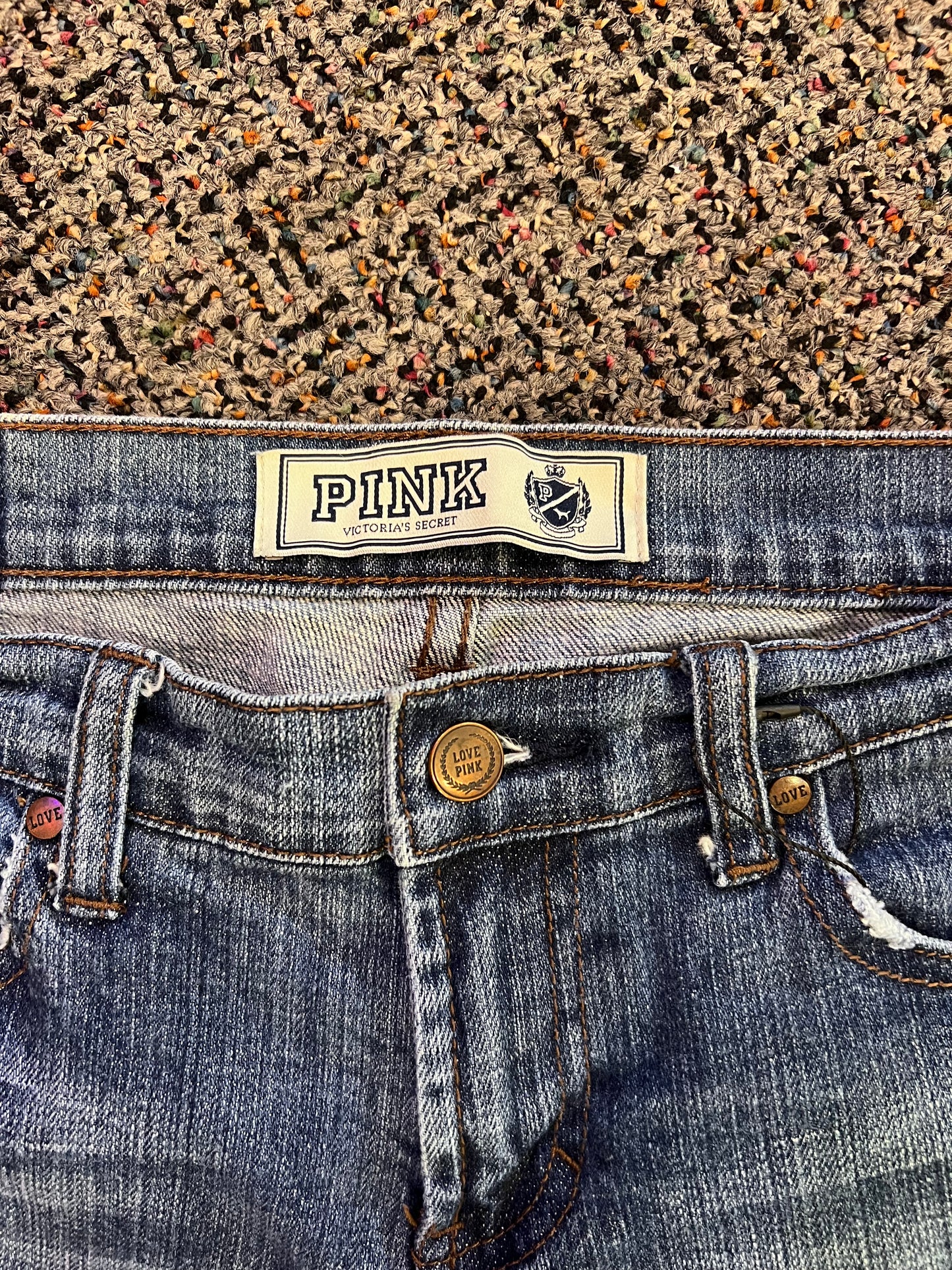 Y2K PINK Low Rise Jeans
