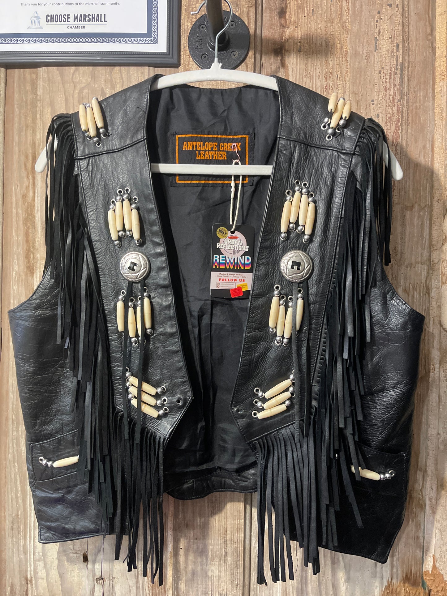 80’s Leather Vest
