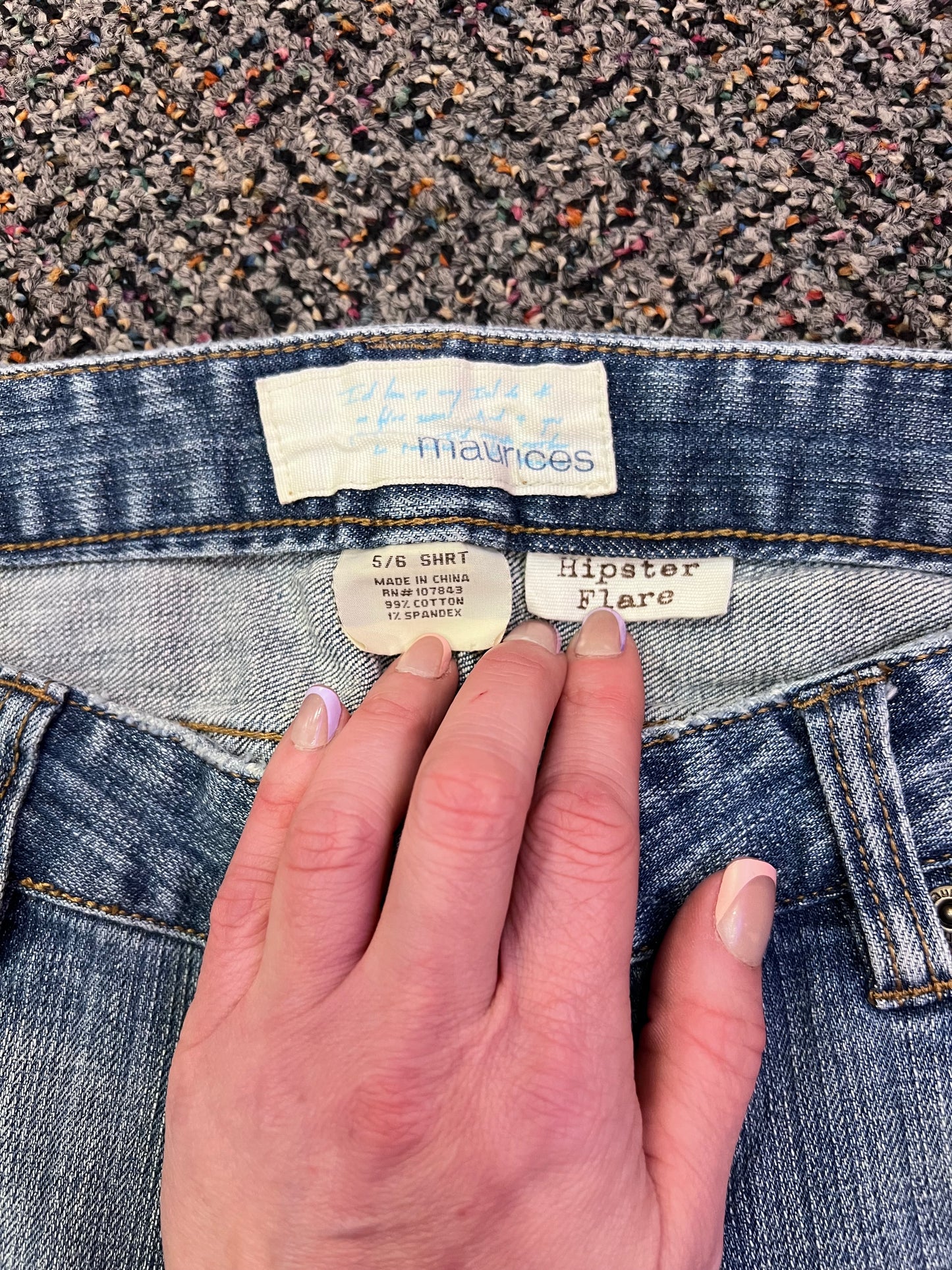 Maurice’s Medium Wash “Hipster Flare” Jeans