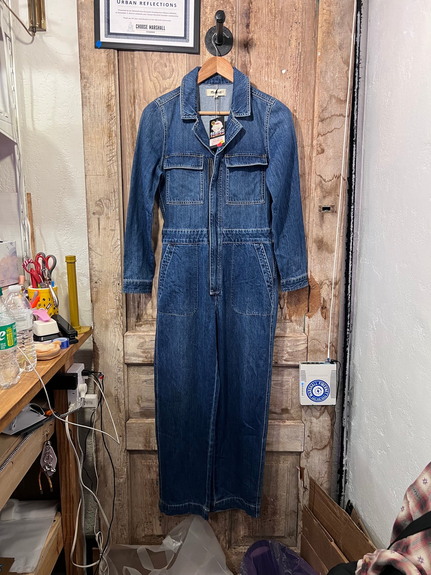 Denim jumpsuit