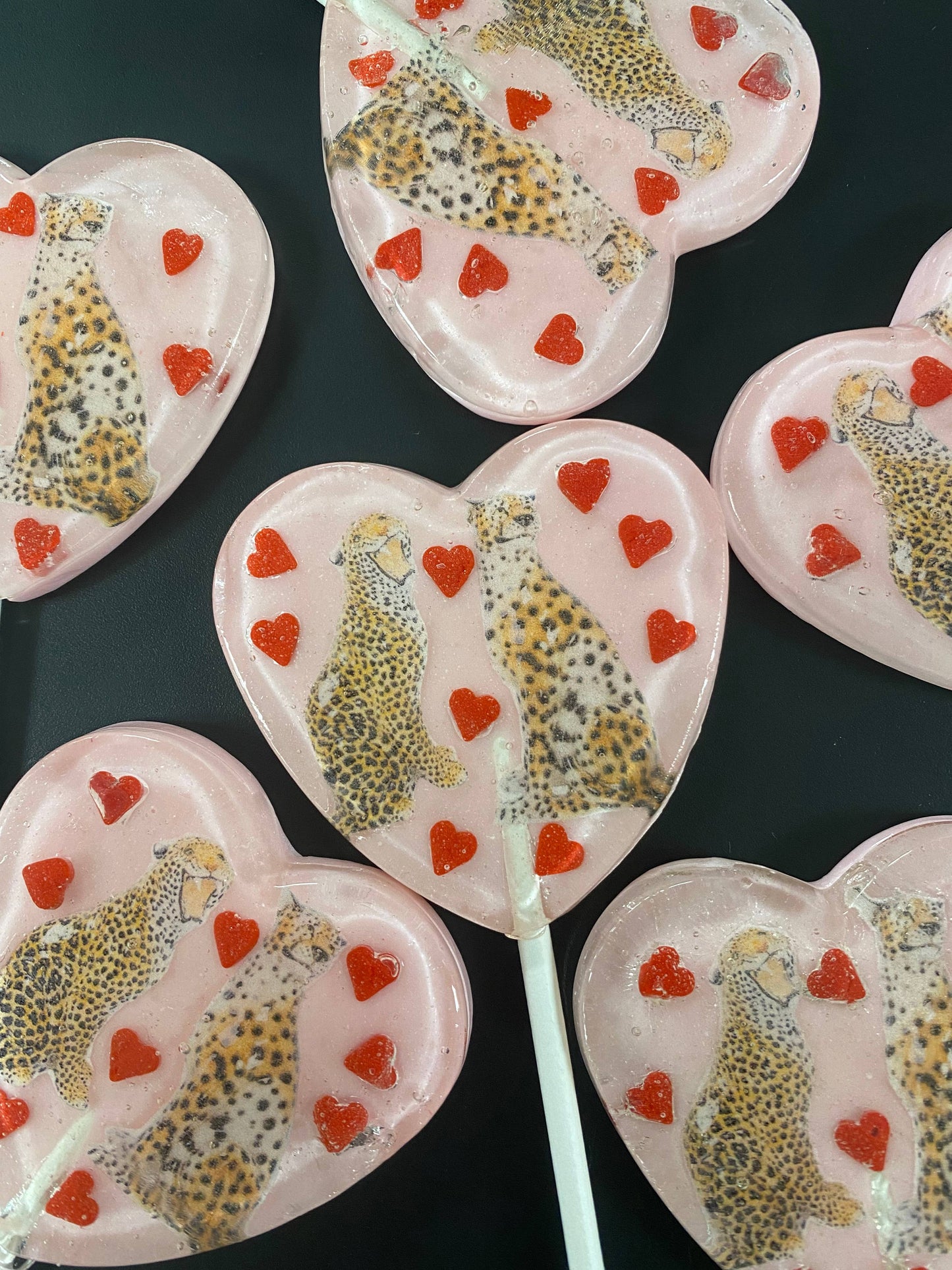 Leopard Love Lollipops