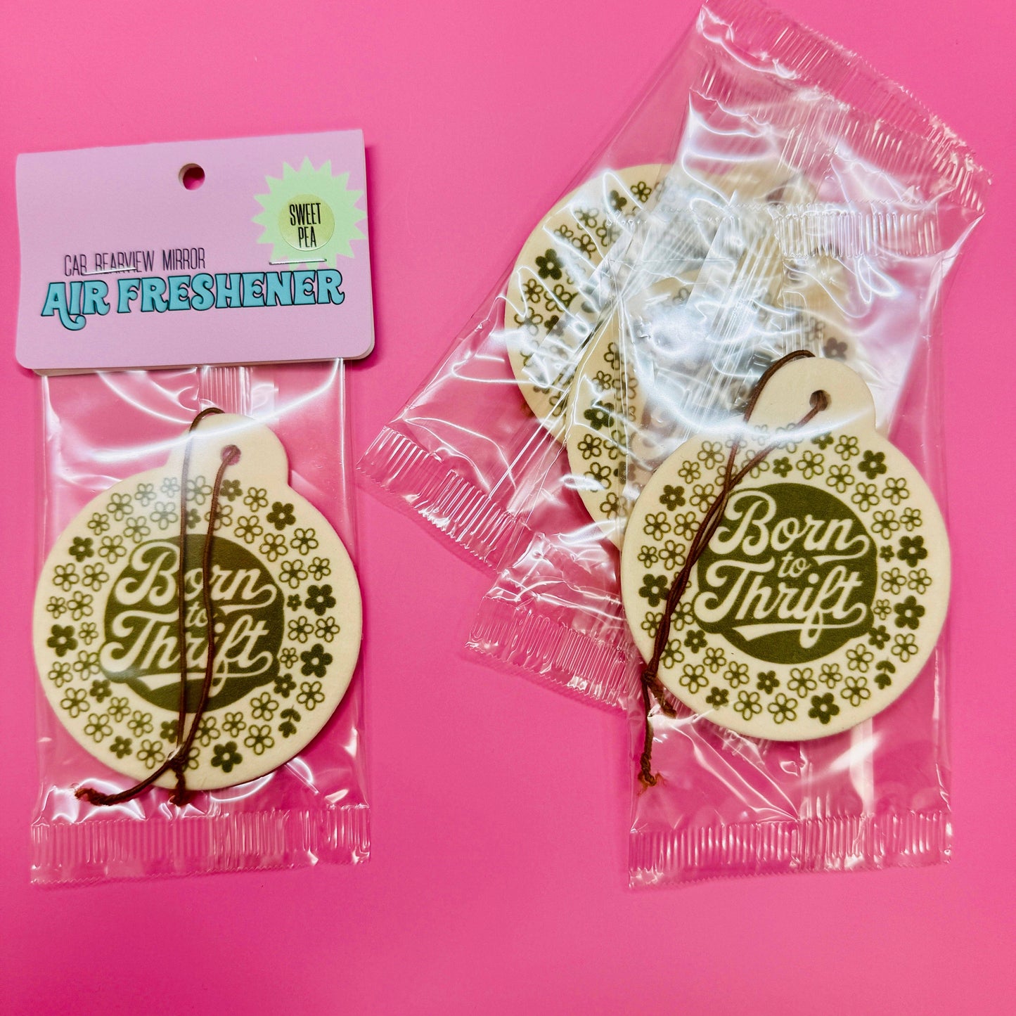 Car Air Freshener, Born To Thrift