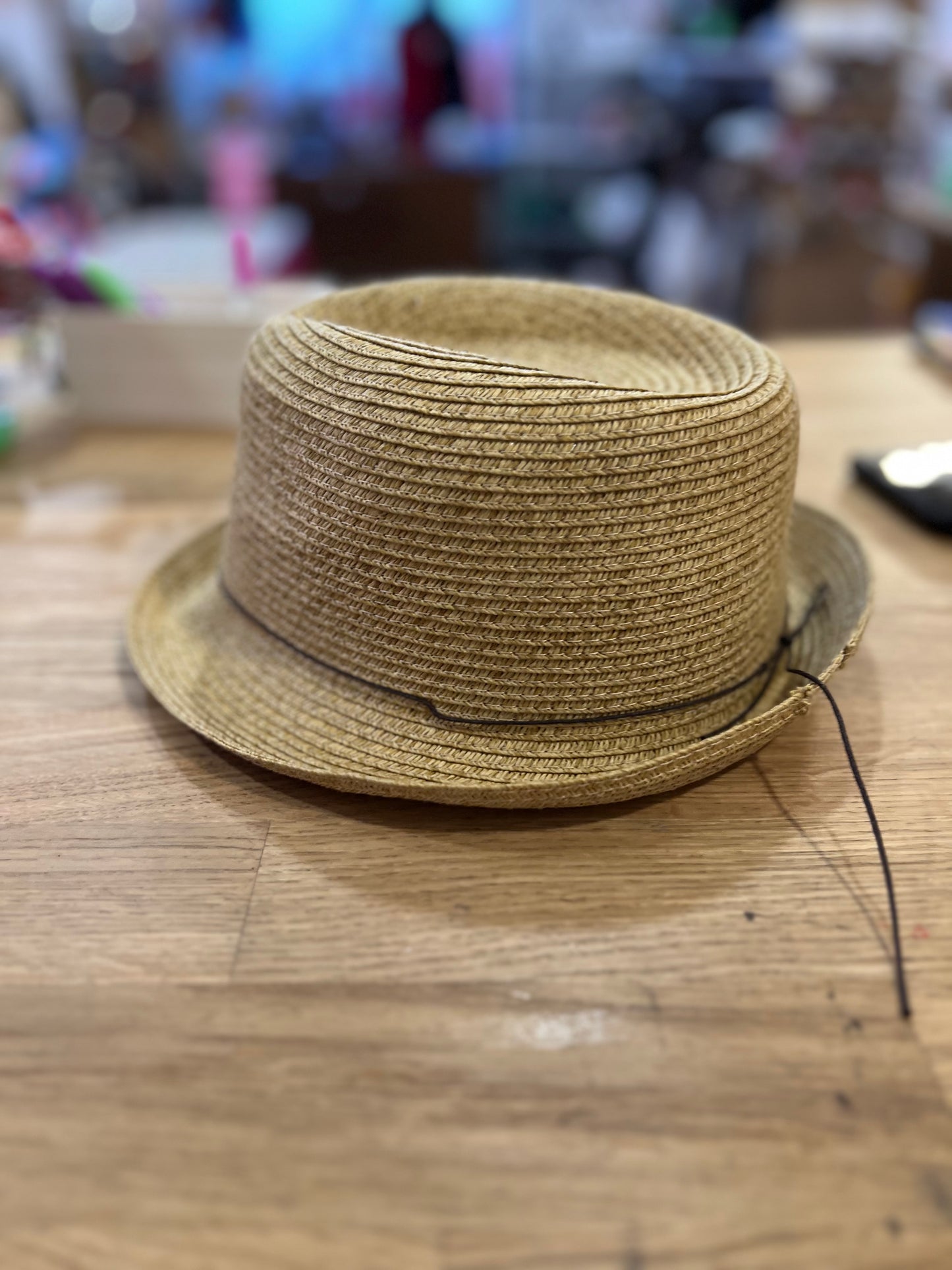 Woven Fedora Hat