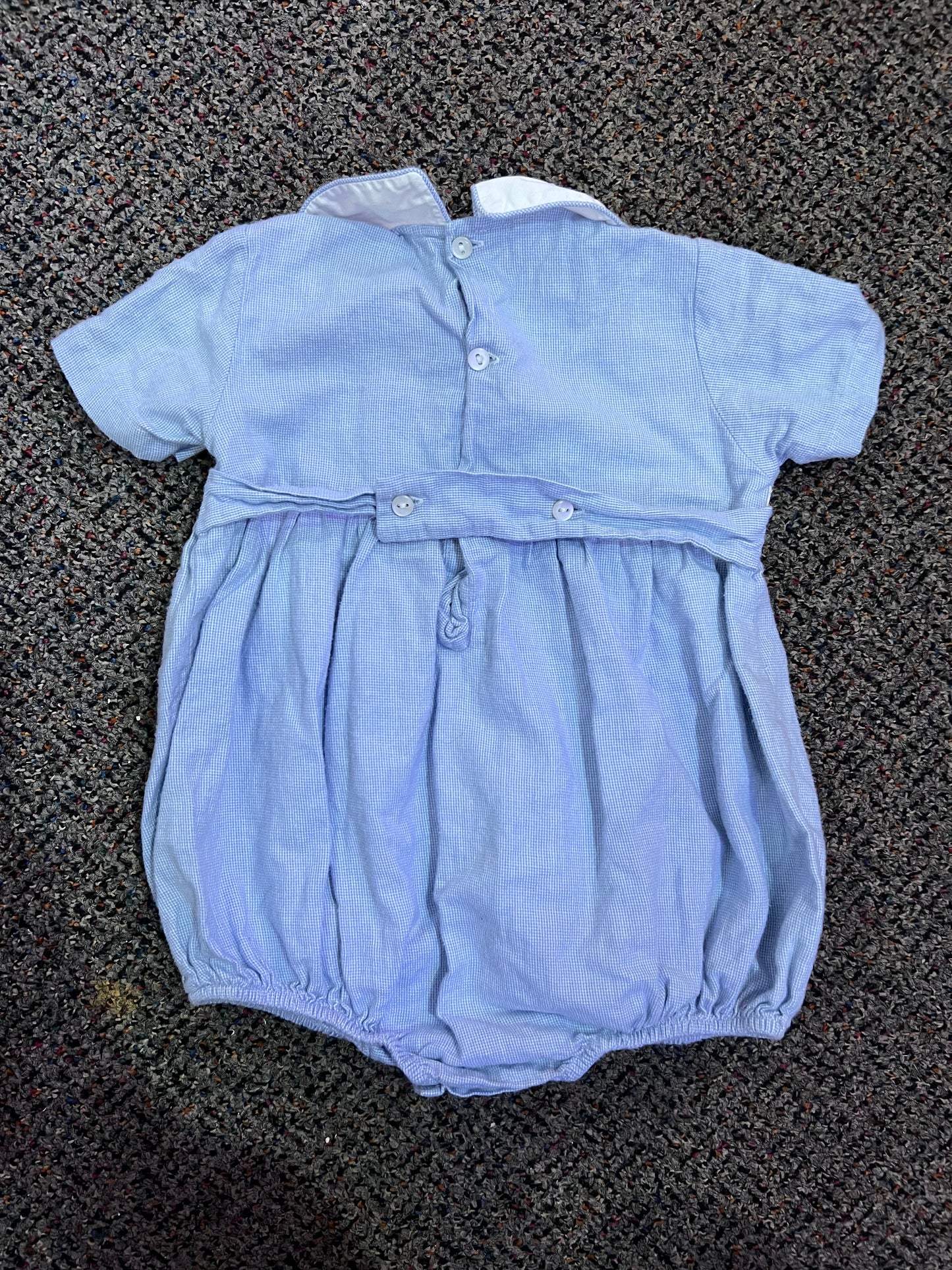 [URL] VTG Silly Goose Blue Beach Themed Embroidered Romper Onesie