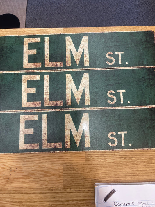 Elm Street Sign
