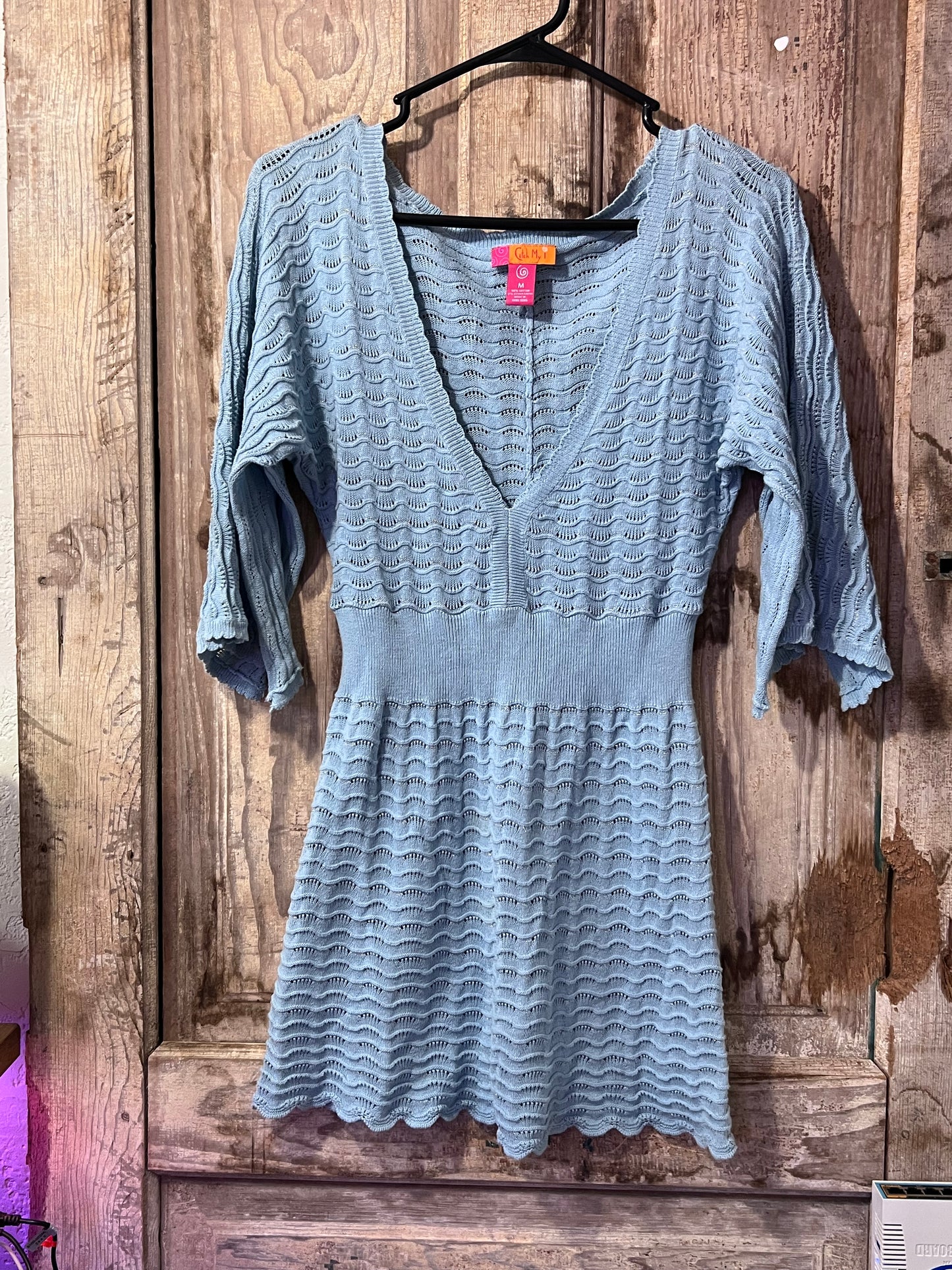 Catch My i BBlue Textured Top
