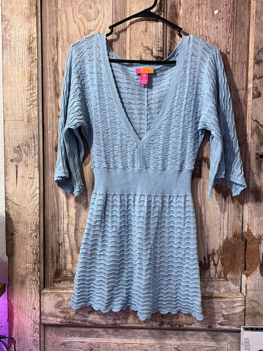 Catch My i BBlue Textured Top