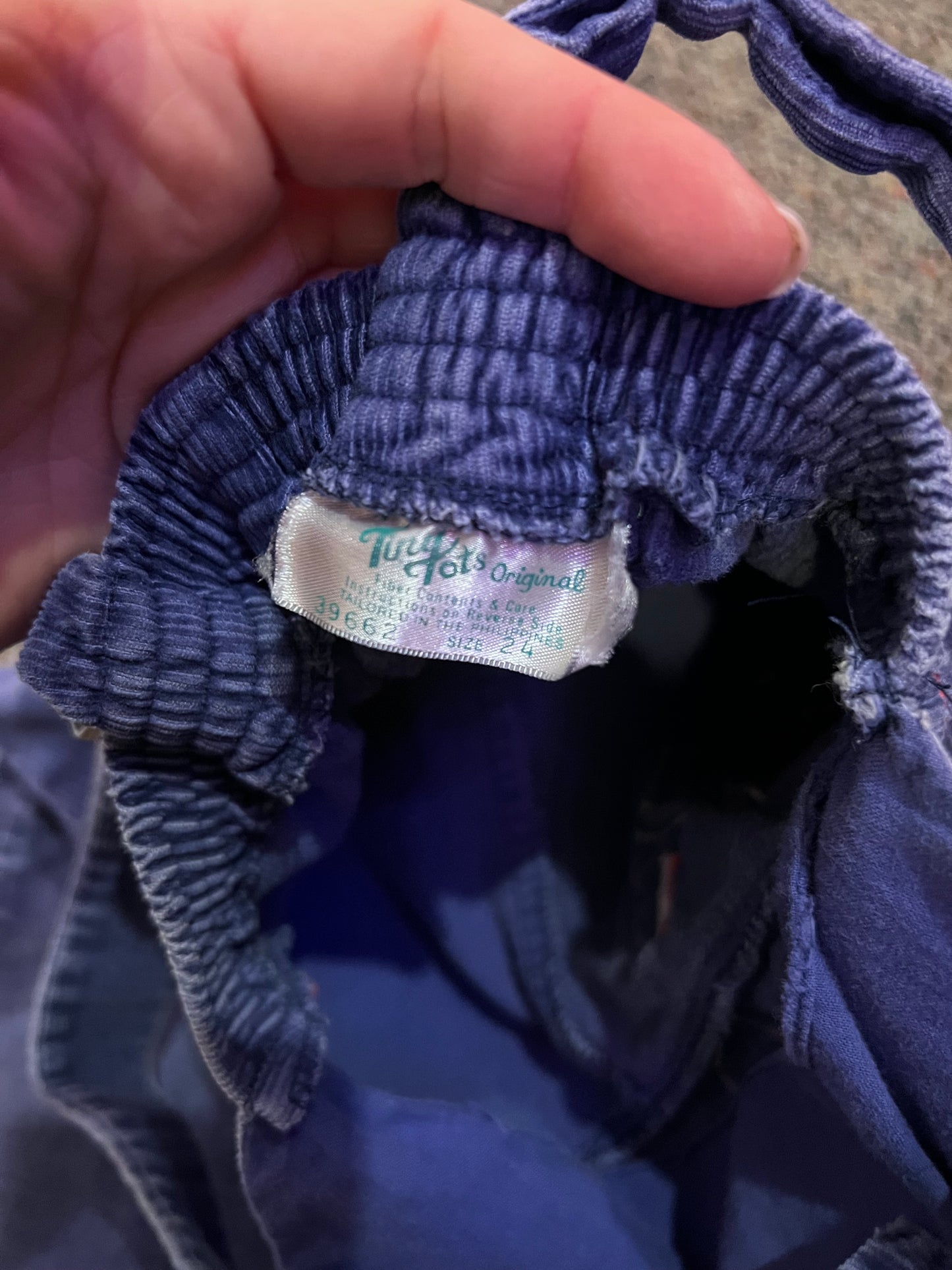 [URL] VTG Tiny Tots Corduroy Firemen Overalls