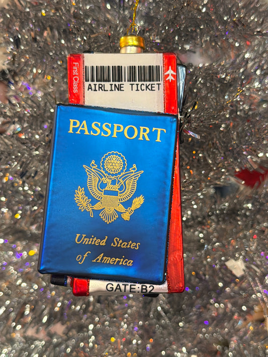 Passport Ornaments