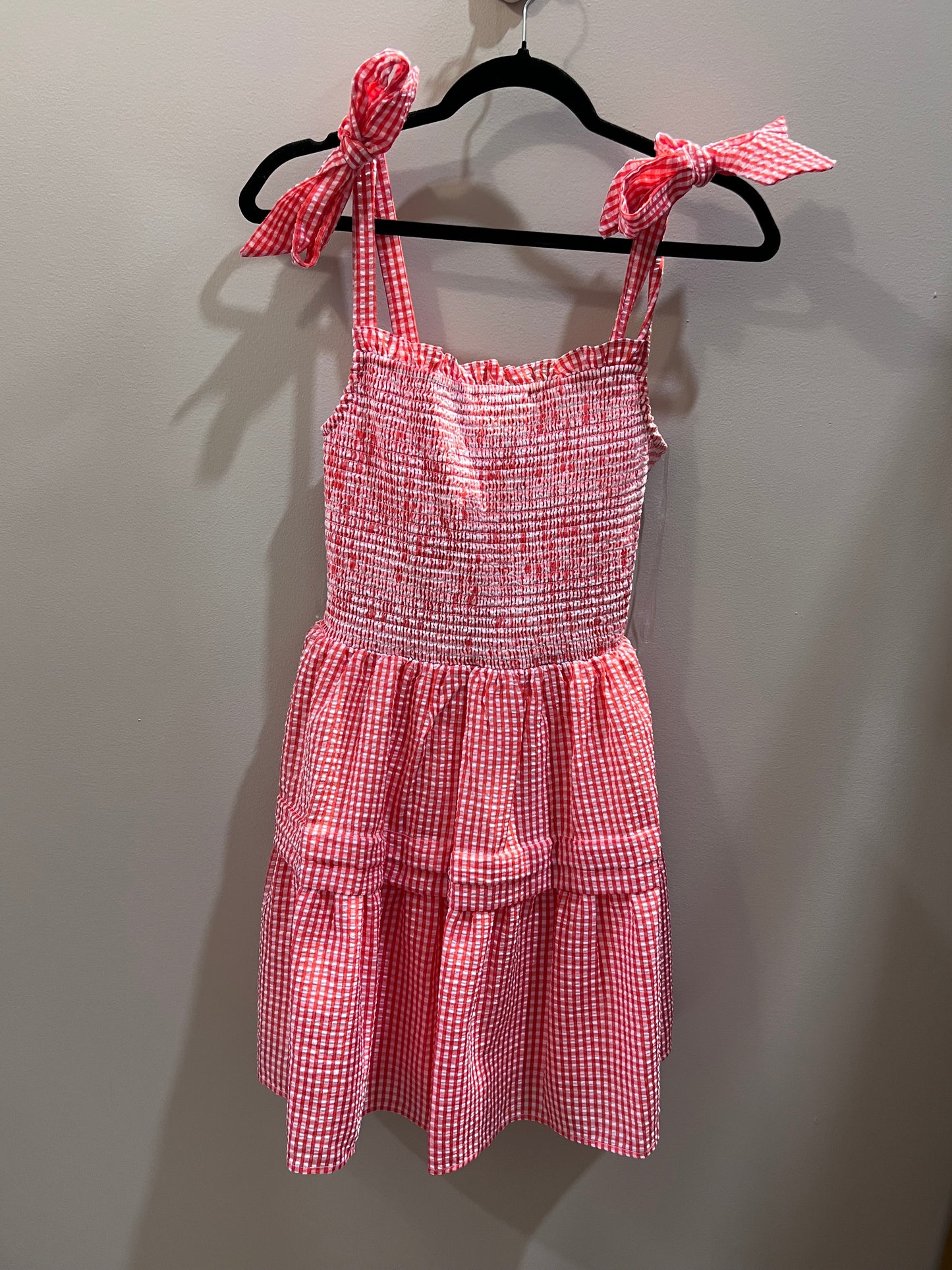 Midnight Doll Red Gingham Dress