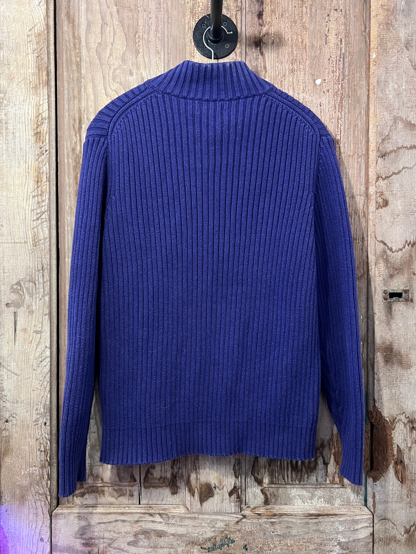 VTG Purple Lands End Knit Zip Up