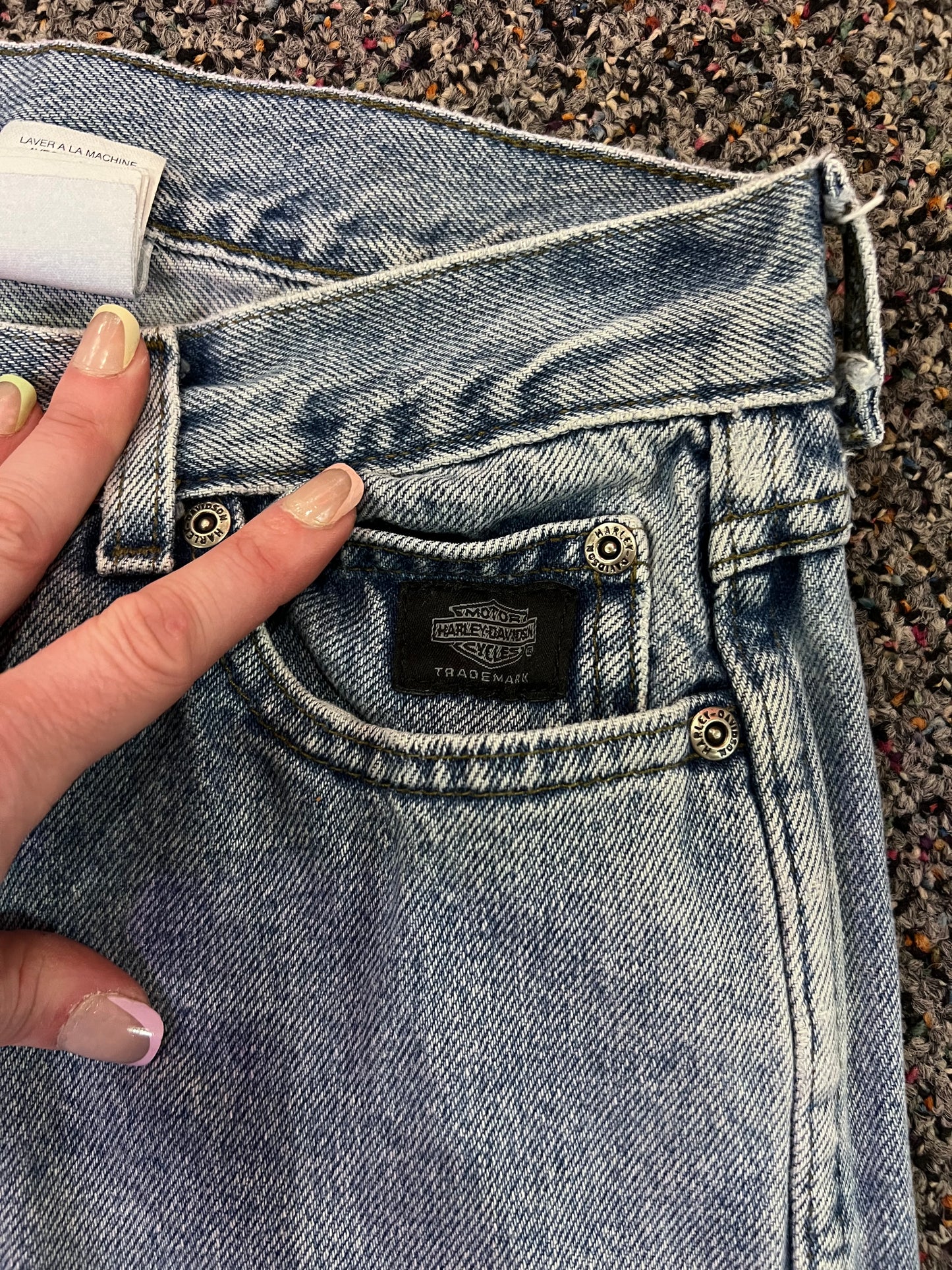 Light Wash Harley Jeans